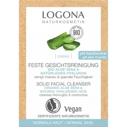 Feste Gesichtsreinigung grüner Tee