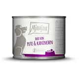 MjAMjAM - DUO für Hund 200g MjAMjAM Hund Sparpaket 12x200g DUO Pute und Kaninchen