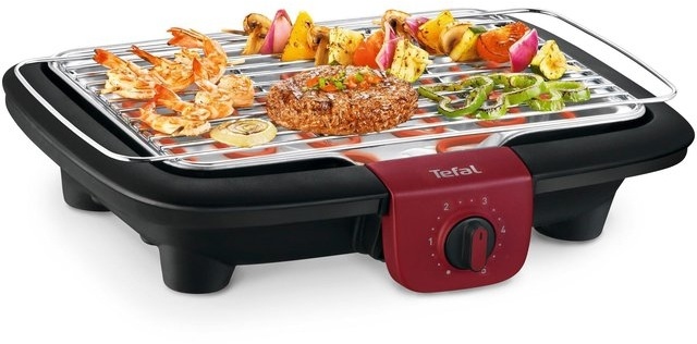 Tefal BG 90E5 Barbecue & Grill Tisch Elektro Schwarz, Rot 2300 W