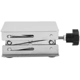 Labor Hebebühne 100x100mm Laborscherenwagenheber, Hubtisch Labor Scherenheber Hebebühne Einstellbar Laborständer Edelstahl Manuelle Hebeplattform Ständer (Hubhöhe 45 x 158mm, 5KG)