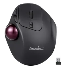 Perixx PERIMICE-717 D Trackball Funk Laser Schwarz 7 Tasten 2000 dpi Ergonomisch, Integrierter Trackball - 400/1000 - (5 Programmierbar)