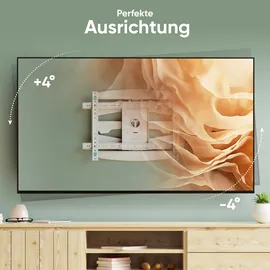 ONKRON TV-Wandhalterung M6L-W, weiß, M6L