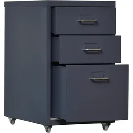 [en.casa] Kökar Rollcontainer 48 x 28 x 41 cm grau