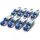 Primewire 8x Netzwerk-Adapter RJ-45 (Ethernet) zu Netzwerkkabel, Netzwerkstecker RJ45 CAT 8 - Gigabit Ethernet LAN Kabel - 40 Gbit/s, silber