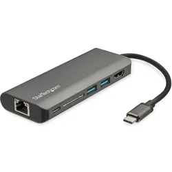 StarTech.com USB C Multiport Adapter mit HDMI - 4K - Mac/ Windows - SD Kartenles