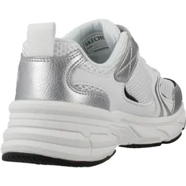 SKECHERS Retro Graph Kinder Weiß/Silber 30