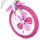 DINO BIKES Flappy 14 Zoll RH 24 cm rosa/weiß