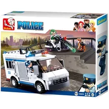 SLUBAN BRICKS Polizei Gefangenentransporter 117-tlg. M38 B0652