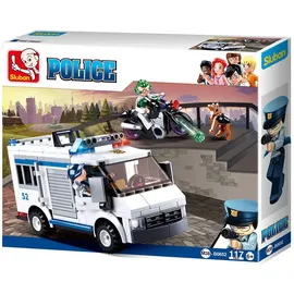 SLUBAN BRICKS Polizei Gefangenentransporter 117-tlg. M38 B0652