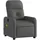 vidaXL Massagesessel mit verstellbarer Rückenlehne und Liegefunktion Polyester 144 x 77,5 x 0 cm Dunkelgrau