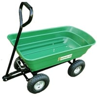 Buri Gartenwagen 75 Liter mit Kippfunktion Handwagen Transportwagen Bollerwagen