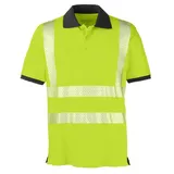 4-PROTECT® Warnschutzpoloshirt Orlando leuchtgelb/grau 4protect