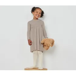 Tchibo - Kleid aus RWS-Wolle - Mädchen - Gr. 122/128 - hellbraun
