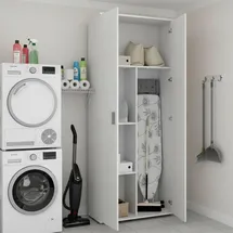 Dmora Forcola 78 x 190 x 35 cm 2-türig weiß / weiß