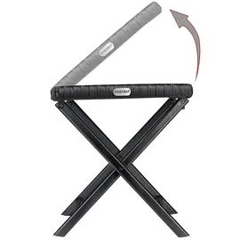 CASARIA Campinghocker 2er Set Schwarz