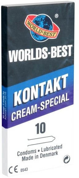 Worlds Best *Kontakt Cream Special* Kondome 10 St