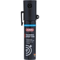 ABUS Trainingsspray zum Abwehrspray SDS80 Mini zur Tierabwehr – mit Jet-Sprühstrahl für bis zu 3 Meter Reichweite – passt in kleine Hand- und Jackentaschen