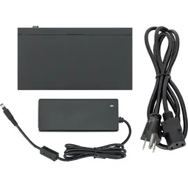 Intellinet Network Solutions INTELLINET 5-Port Switch Power over Ethernet - Gigabit PoE+ Injektor 240V, Passthrough, PoE+ Adapter mit 200m Reichweite, lüfterfrei & leise - Schwarz