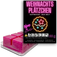 WonderWax Duftwachs WonderWax® Neon Duftwachs 6 Würfel, (Weihnachtsplätzchen), Duftrichtung: Weihnachtsplätzchen
