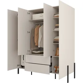 OTTO home Drehtürenschrank Jukon 180 x 210 x 59,5 cm Braun