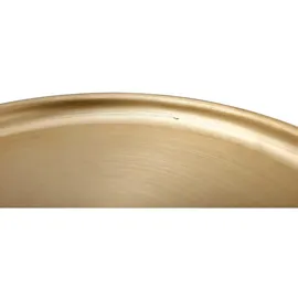 Kayoom Beistelltisch Gold Altrosa Metall, Uni, rund, Sockel, 31,5x46,5x31,5 cm,