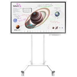 Samsung Flip Pro WM55B 55" inkl. Neomounts FL55-875WH1 motorisierter Rollwagen + Tray CY-TF65BBC