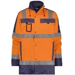 , NEONORANGE/DUNKELBLAU - dunkelblau - XS