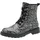 Marco Tozzi Damen Stiefeletten zum Schnüren mit weichem Innenfutter Vegan, Mehrfarbig (Dk.Grey Str.), 41