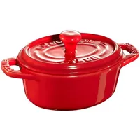 Mini Cocotte owalny STAUB 40511-086-0 - czerwony 200 ml