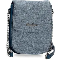 Pepe Jeans Maddie Handy Umhängetasche blau -13,5x17,5x4cm (OSFA), Lässig,