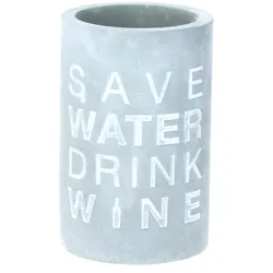räder Flaschenkühler Vino Beton Save water drink wine 21 cm