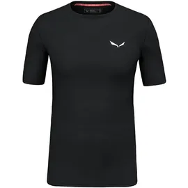 Salewa Cristallo Warm Kurzarm-baselayer Black Out 2XL