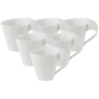 Villeroy & Boch NewWave Espressotasse 0,08 l Weiß 6 St.