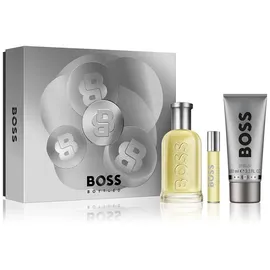 HUGO BOSS Boss Bottled Eau de Toilette 100 ml + Shower Gel 100 ml + Eau de Toilette 10 ml Geschenkset