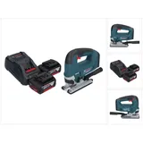 Bosch GST 18V-125 B Professional Akku Stichsäge 18 V 125 mm Brushless + 2x Akku 5,0 Ah + Ladegerät
