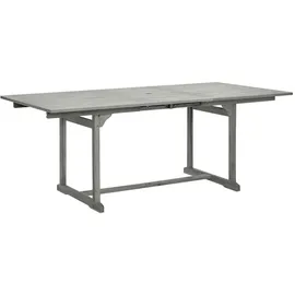 vidaXL Garten-Esstisch (150-200)x100x75 cm Massivholz Akazie