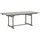 vidaXL Garten-Esstisch (150-200)x100x75 cm Massivholz Akazie