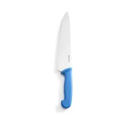 HENDI Profi Küchenmesser Kochmesser, PP Griff blau 842744 , 1 Messer, Klingenlänge: 24 cm