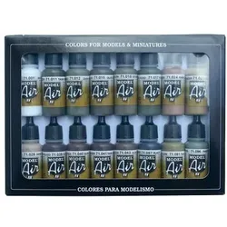 VALLEJO 771190 Farbset, Deutsche Farben WWII, 16x17 ml