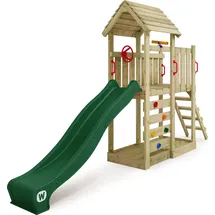 Wickey Spielturm JoyFlyer mit Rutsche und Sandkasten Grün