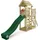 Wickey Spielturm JoyFlyer mit Rutsche und Sandkasten Grün