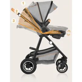 lionelo Amber 2 in 1 grey stone