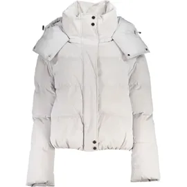 Patrizia Pepe Damen Winterjacke Weiß : Größe - 40 Größe: 40 - Weiß