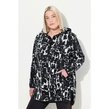 Ulla Popken Sweatshirt Teddyfleece Schwarz 50
