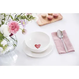 Villeroy & Boch Müslischale Weiß-Rot 16,9 cm