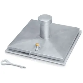 ZARGES Brunnenabdeckung, eckig, V2A Schachtmaß 1200 x 1200 mm