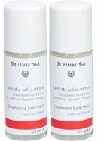 Dr.Hauschka Déodorant Sauge Menthe Rouleau 2x50 ml
