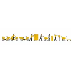 NOCH 16265 H0 Figuren-Themenwelt „Post”