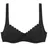 LASCANA Bikini-Top Damen Schwarz 36 Cup D