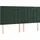 vidaXL Boxspringbett 180 x 200 cm Dunkelgrün